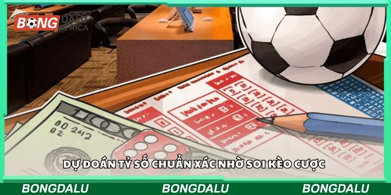 Dự đoán tỷ số chuẩn xác nhờ soi kèo cược